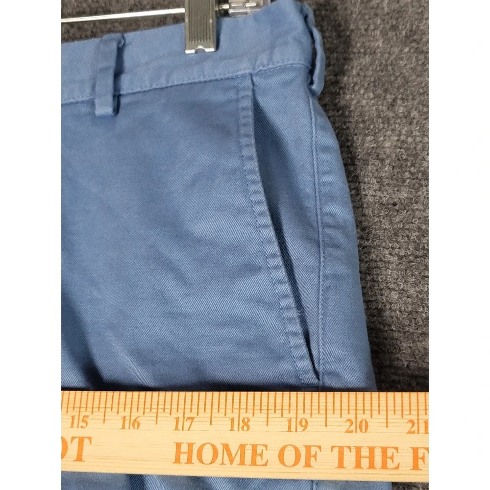 Peter Millar Crown Pilot Blue Shorts Casual Flat Front Golf Size 34 Outdoor Work